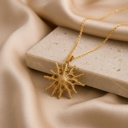 Capella Star Pendant Necklace | 925 Sterling Silver for Women | Intricate Celestial Theme | Meaningful Gift for Her