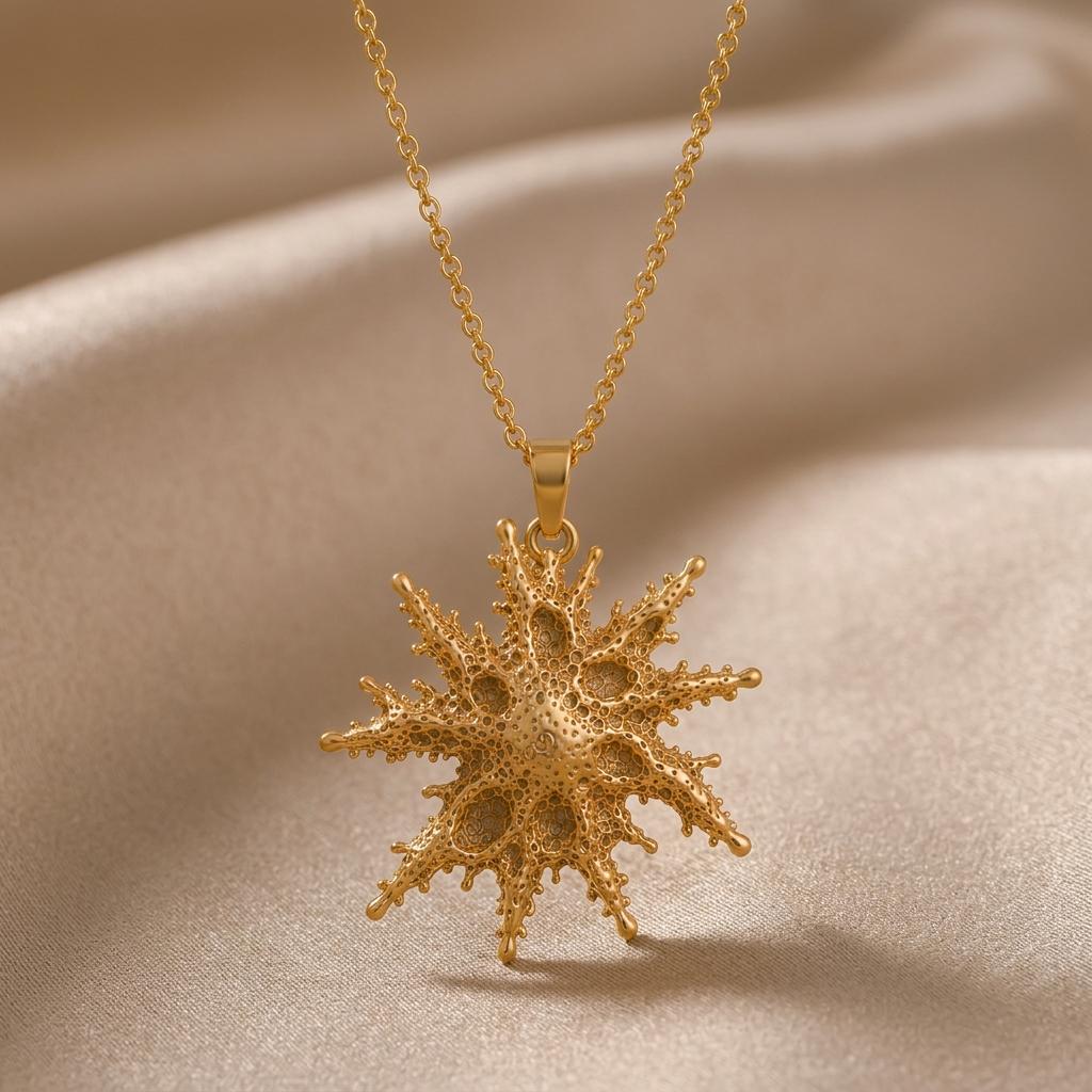 Regulus Star Pendant Necklace | 925 Sterling Silver | Celestial Organic Design | Thoughtful Gift for Her