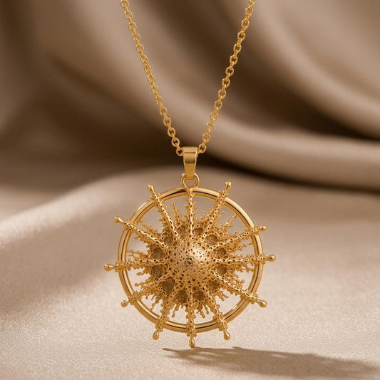 Achernar Star Pendant Necklace | 925 Sterling Silver | Celestial Starburst Design | Meaningful Gift for Her