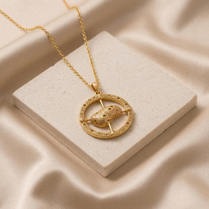Eros Asteroid Pendant Necklace | 925 Sterling Silver | Celestial Theme Jewelry | Unique Thoughtful Gift