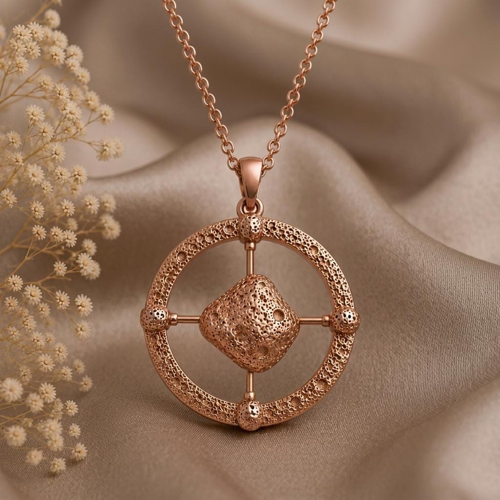 Ida Asteroid Pendant Necklace | 925 Sterling Silver | Celestial Space Theme | Unique Gift for Her