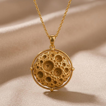 Mathilde Asteroid Pendant Necklace | 925 Sterling Silver | Celestial Astronomy Theme | Meaningful Gift for Her