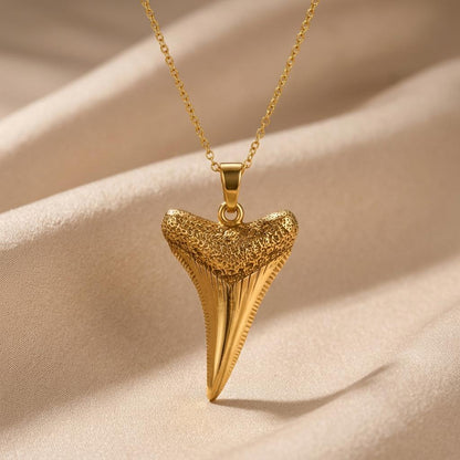 Squalicorax Tooth Pendant | 925 Sterling Silver | Prehistoric Ocean Theme | Gift for Ocean Enthusiasts